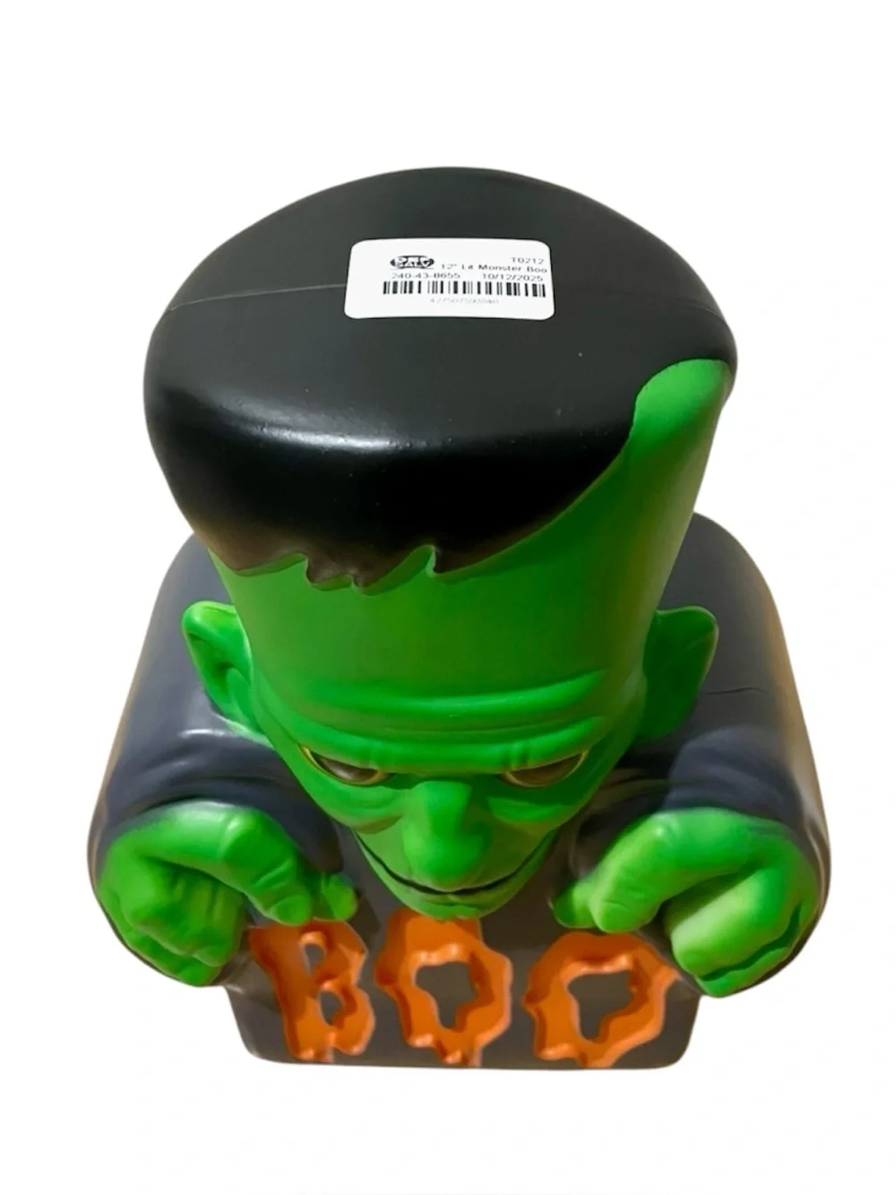 Target 12” Light Up Glow Mold Frankenstein 'BOO' Halloween Decor